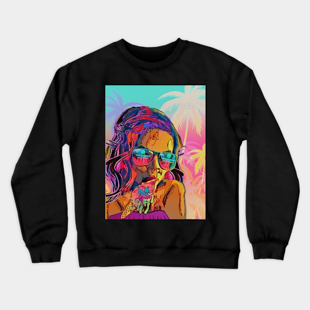 Crispy Summer Crewneck Sweatshirt by BoneArtPetite